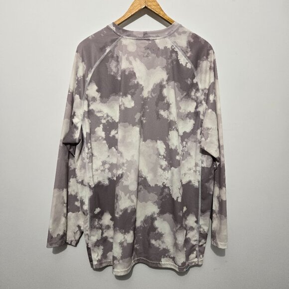 Simms Solarflex Grey Cloud Camo Mens Fishing Shirt Sz 2XL UPF50 Outdoors Sporty - Picture 3 of 13